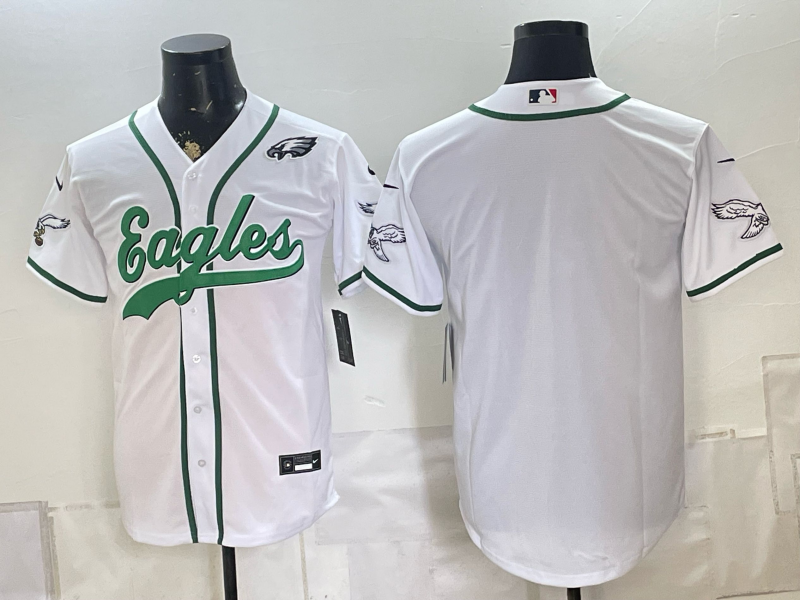 Men 2026 Philadelphia Eagles blank white Nike Limited NFL Jersey 08260016